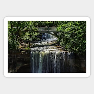 Serenity of Minneopa Falls Sticker